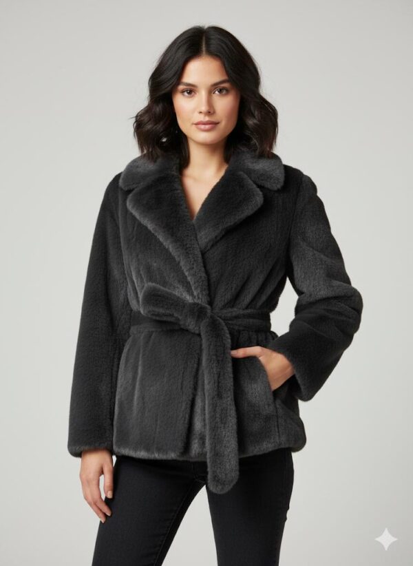 Haina blana sintetica scurta cod: 601 1 Haina blana sintetica scurta cod: 601