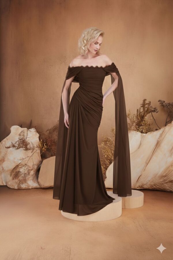 Rochie lungă de seară cu cupe push-up, corset și fermoar ascuns la spate, stil de seară, pentru evenimente – Cod 3203