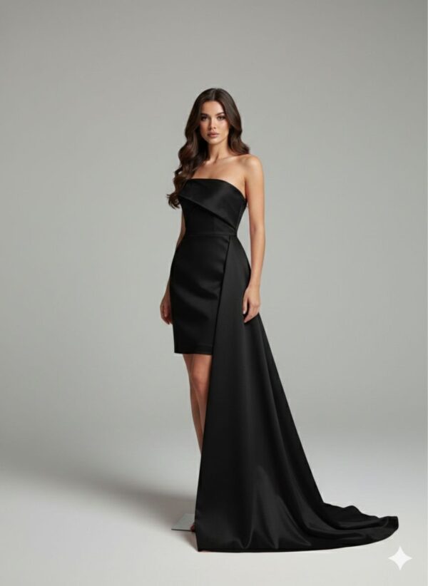 Rochie scurtă elegantă cu cupe push-up, corset și fermoar ascuns la spate, stil de ocazie, pentru evenimente – Cod 8445