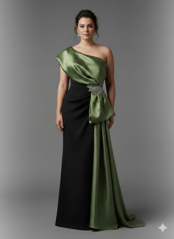 Rochie lungă elegantă cu cupe push-up, corset și fermoar ascuns la spate, stil elegant, pentru evenimente – Cod 9790