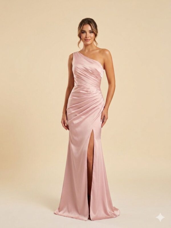 Rochie lungă elegantă cu cupe push-up, corset și fermoar ascuns la spate, stil elegant, pentru evenimente – Cod 2004